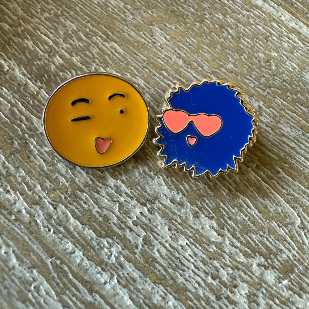 J. Crew Crewcuts “emoji” Enamel Pins